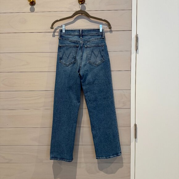 MOTHER Lil Zip Rambler Flood Jeans – Out of the Blue – Size 25 - Picture 5 of 8